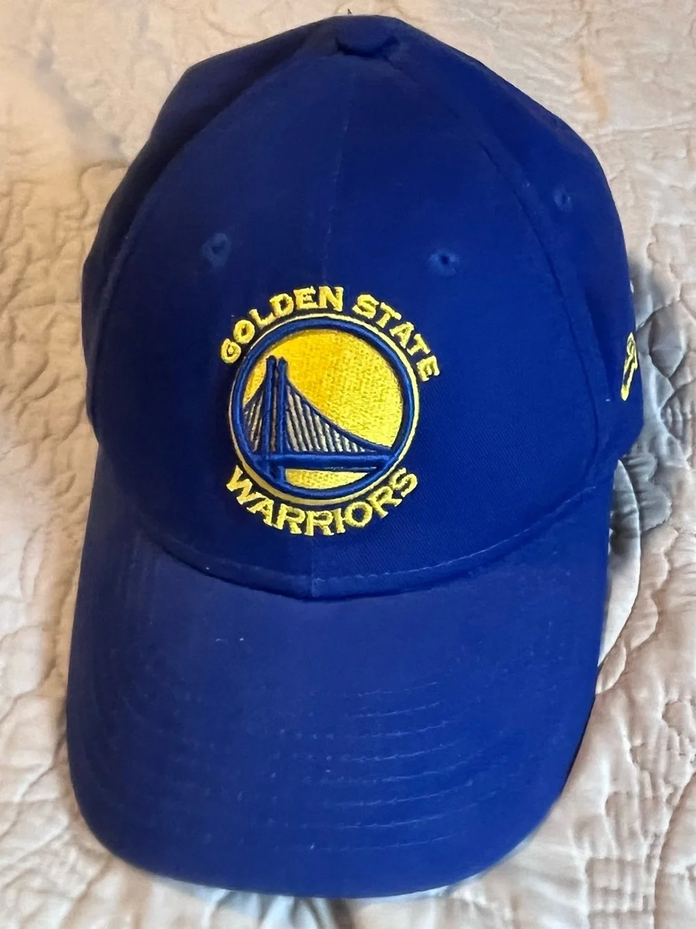 Youth NBA Golden State Warriors Royal Blue and Black 9FORTY Cap